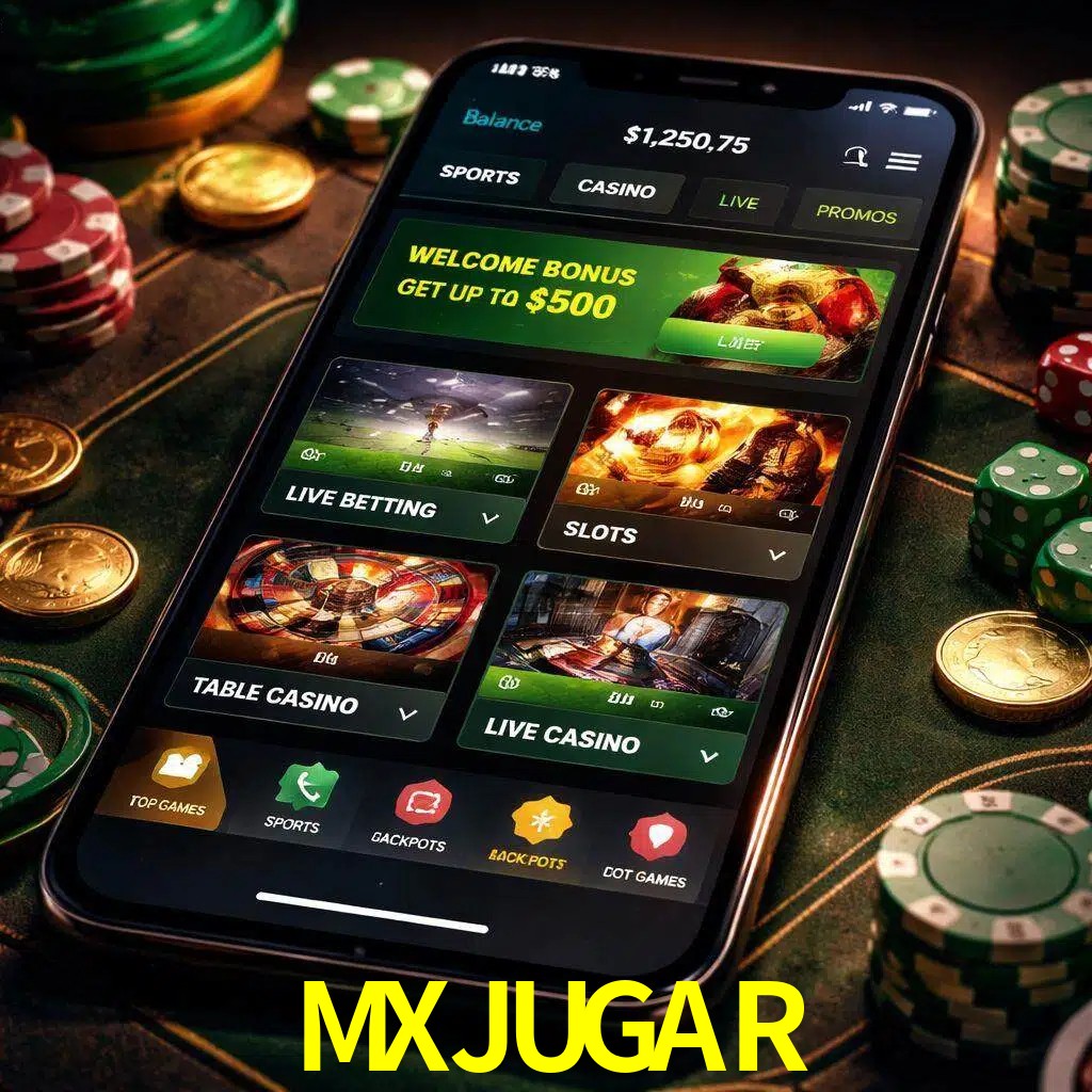Diseño de juegos móviles MXJUGAR para usuarios en México