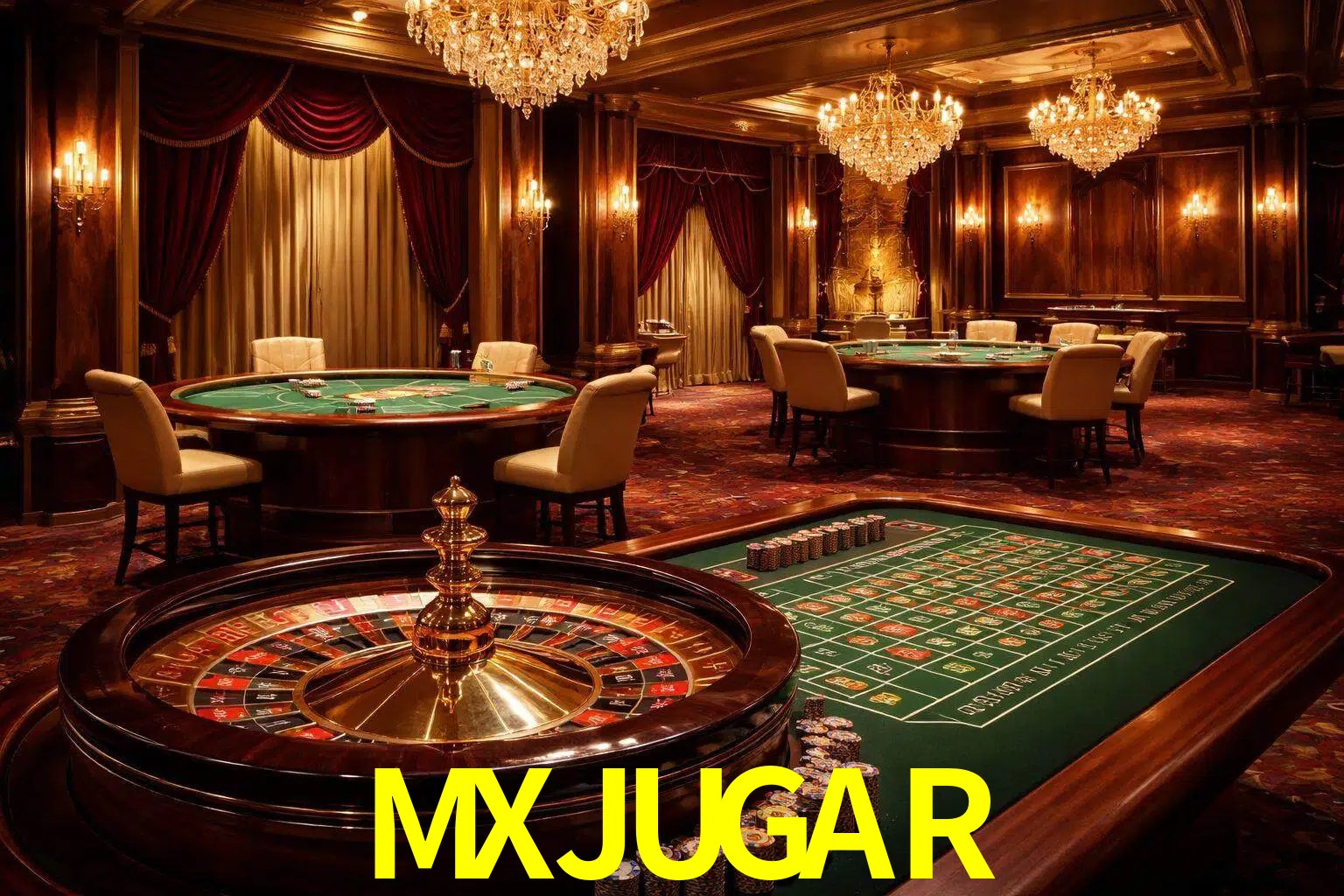 Una escena premium de mesa de casino en vivo con cartas, elementos de ruleta y un ambiente pulido de estudio de transmisión.